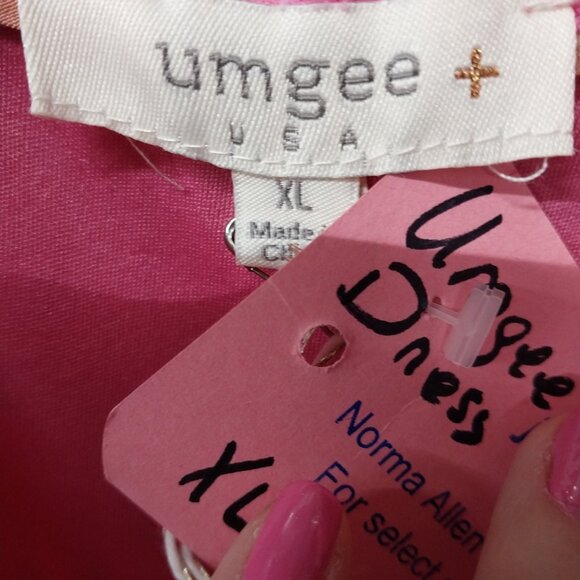 3508 Size XL Umgee Bubble Gum Pink Dress. NWT. - Picture 7 of 8